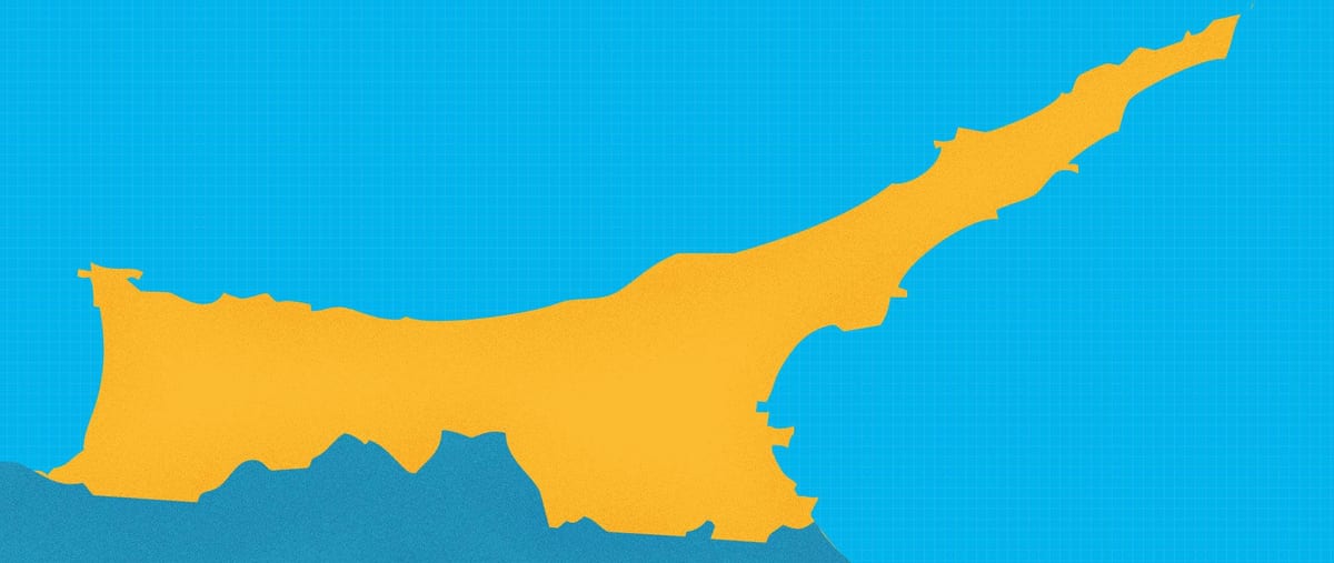 Mapa na sjeveru Kipar odmarališta