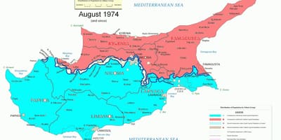 Mapa na Kipru divizija