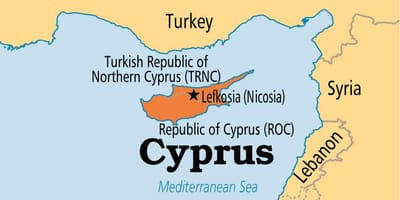 Republika Kipar mapu