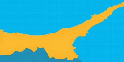 Mapa na sjeveru Kipar odmarališta