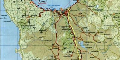 Mapa polis područje Kipar